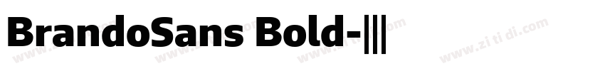 BrandoSans Bold字体转换 BrandoSans Bold字体转换